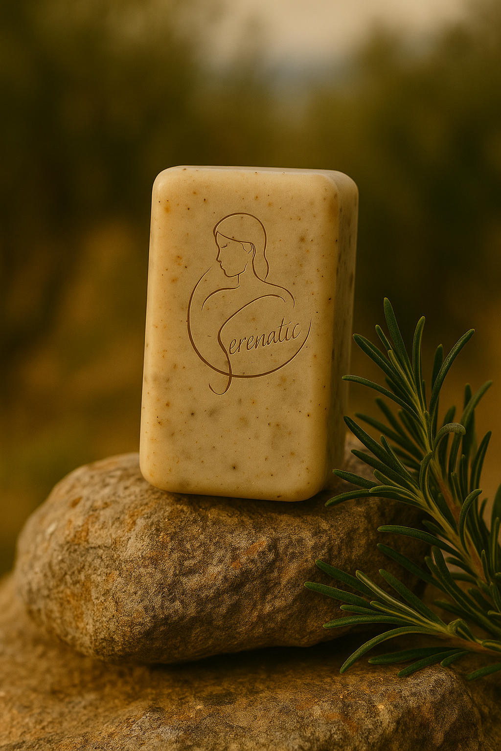 Savon naturel au romarin – Serenatu Rosumarinu – 70g – saponifié à froid en Corse